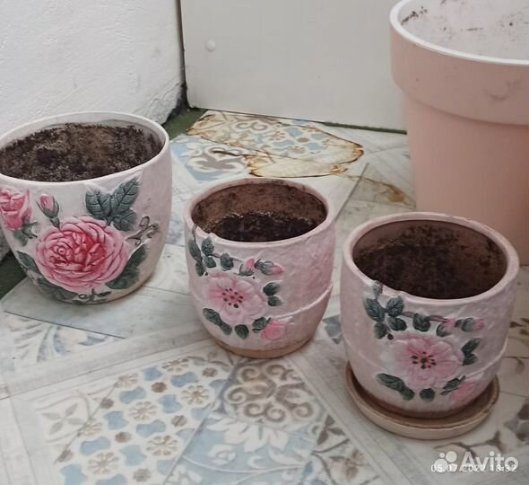 Горшок для цветов керамика