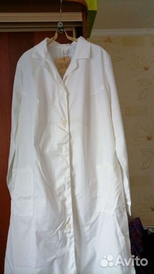 Медицинский халат женский, костюмы белые новые