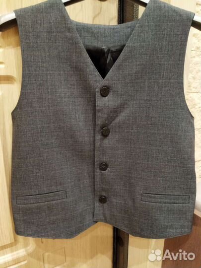 Школьный жилет Топтыжка (серый)