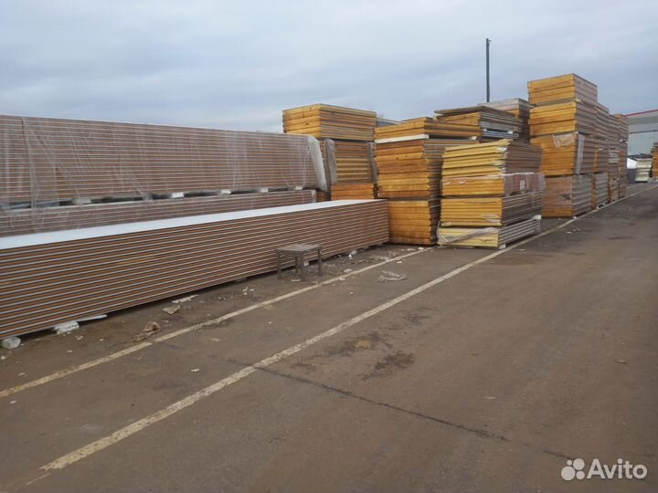 Сэндвич панели бу 10000 м2 в наличии