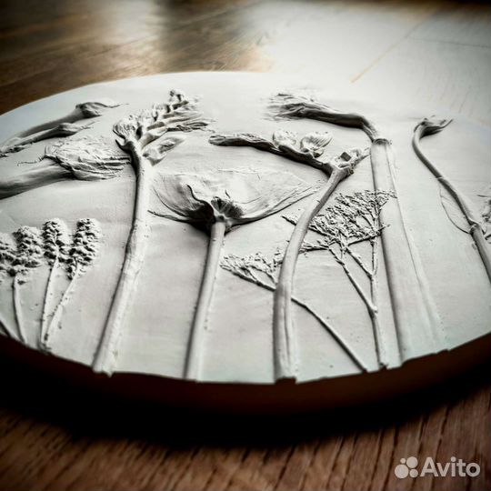 Декор из гипса, картина, панно