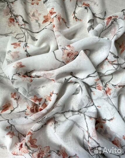 Новый тюль под лен