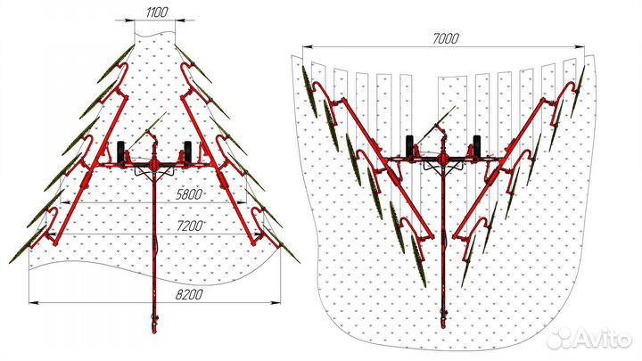 Грабли Harvest SWR13, 2023
