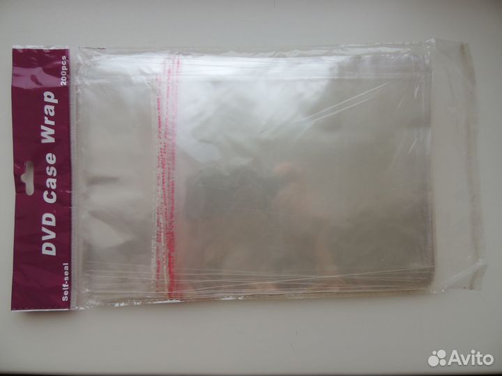 Пакеты для запечатывания дисков в боксах CD и DVD
