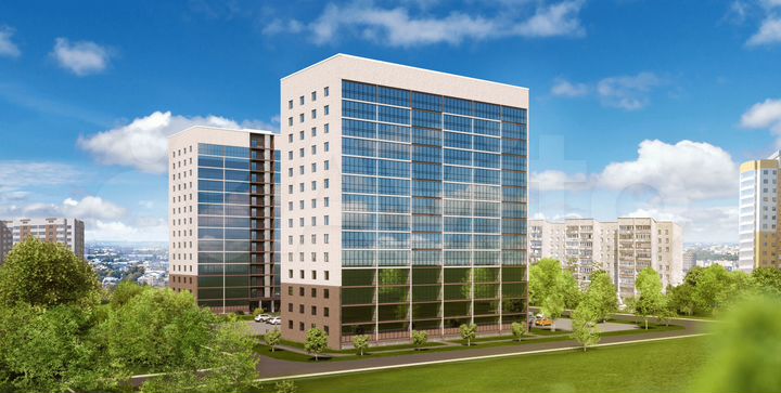 2-к. квартира, 70 м², 1/14 эт.