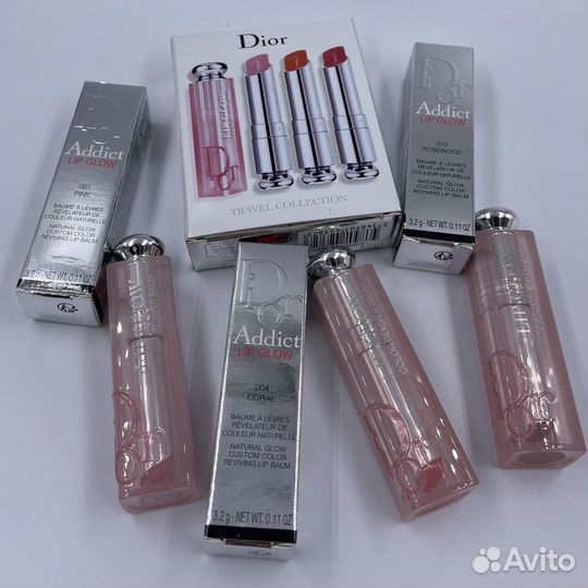 Dior помады Dior бальзамы Набор 3в1 Новые