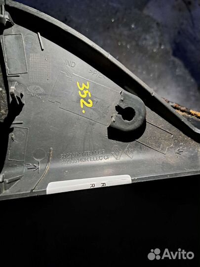 Заглушка крышка накладка на зеркала на Рено Логан