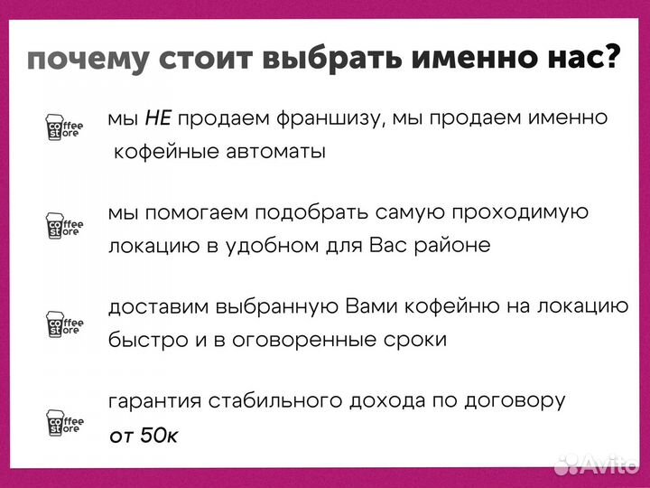 Готовый бизнес кофе