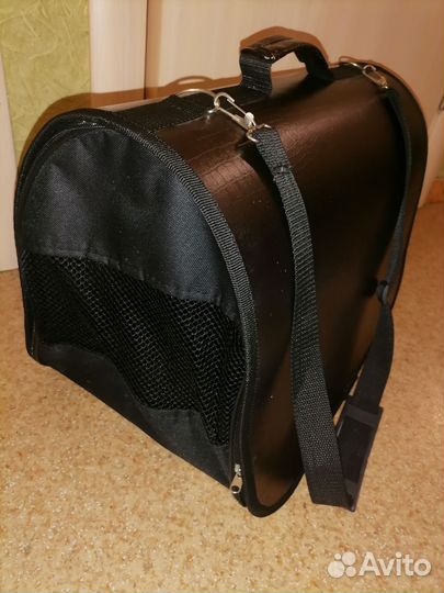 Переноска для кошек и мелких собак, Плед в подарок