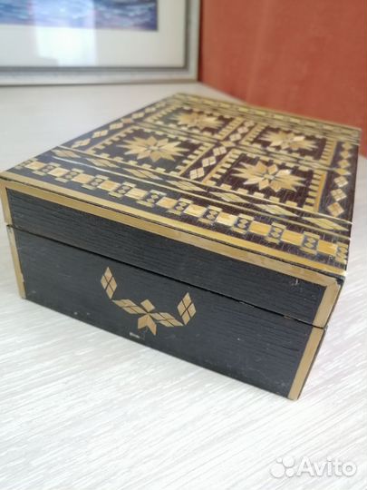 Шкатулка деревянная СССР