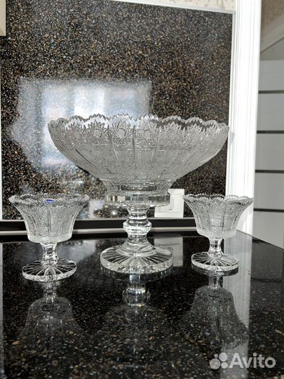 Ваза хрусталь