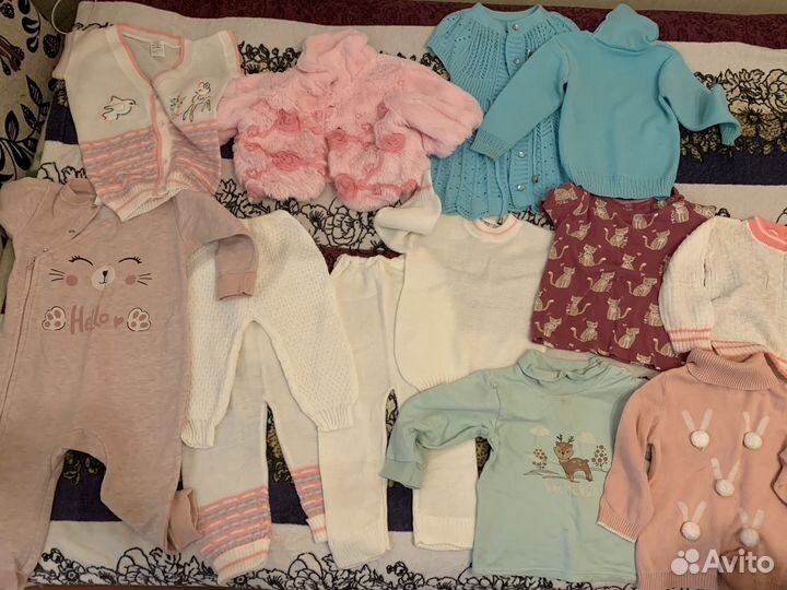 Детские вещи пакетом для девочек 86 92