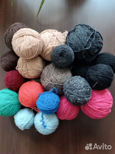 Пряжа для вязания шерсть пакетом