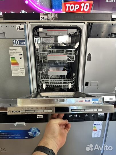 Встраиваемая посудомоечная машина 45 см bosch