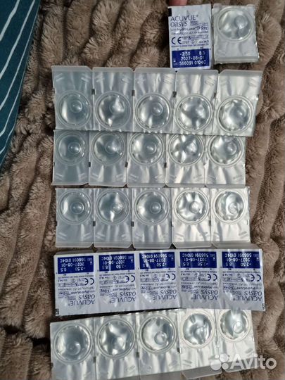 Линзы контактные acuvue oasys 1 day