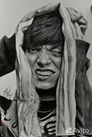 Портрет по фото карандашом