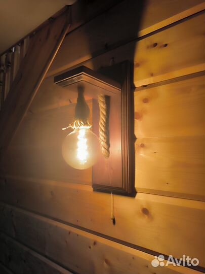 Настенный светильник бра лофт