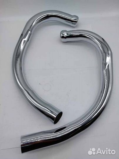 Колено глушителя на мотоцикл Ява 12В (пара)