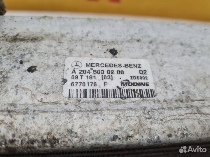 Интеркулер Mercedes-Benz E W212 OM651 2009