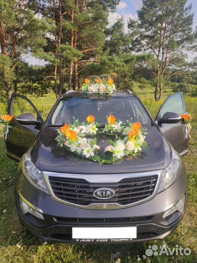 Свадебные украшения на автомобили