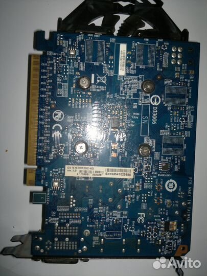 Видеокарта gigabyte nvidia geforce gtx 750ti 4gb