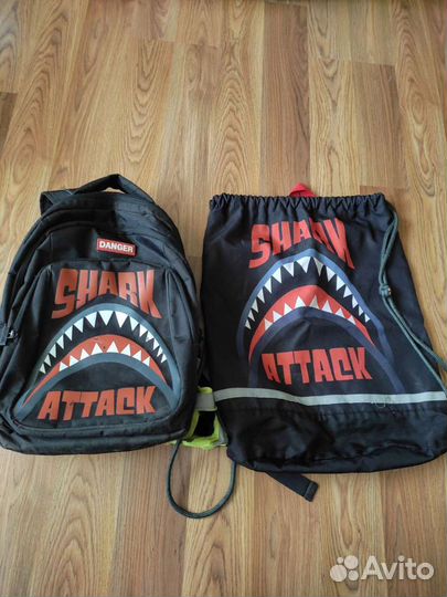 Школьный рюкзак с мешком