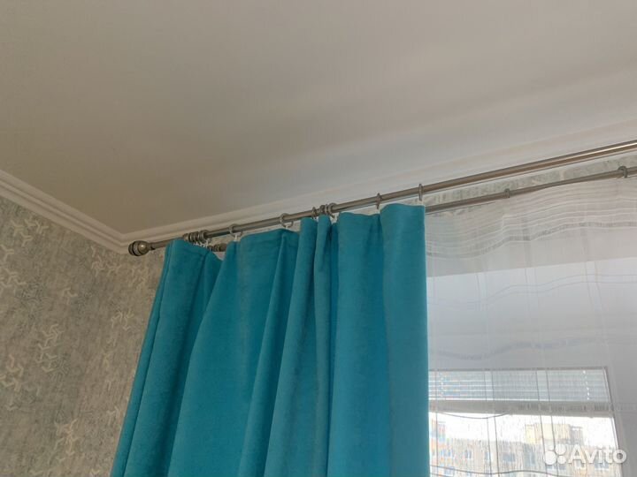 Карнизы для штор двухрядный металлический