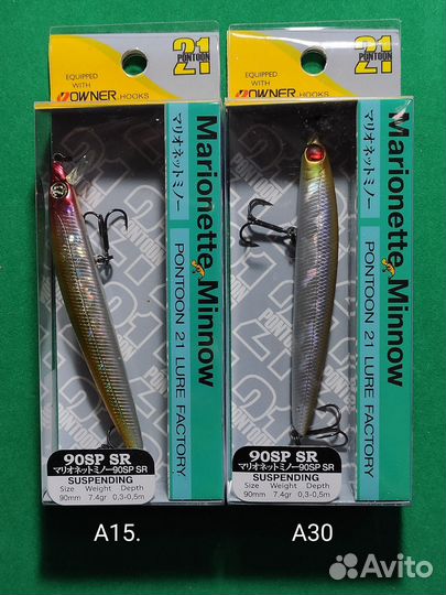 Воблер Pontoon 21 Marionette Minnow 90SP-SR