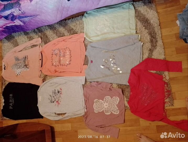 Вещи на девочку пакетом на 8-10 лет