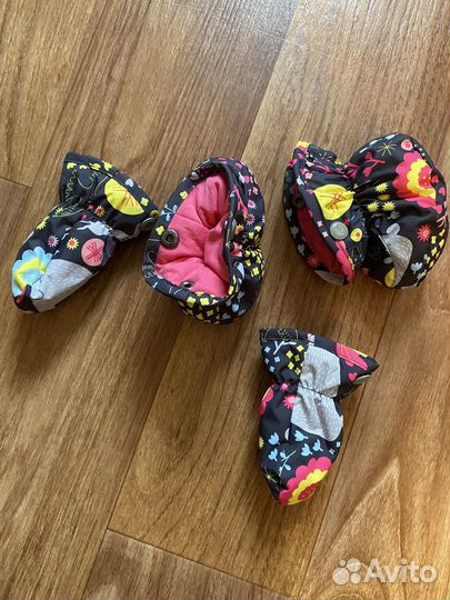 Детский зимний комбинезон crockid размер 74-80