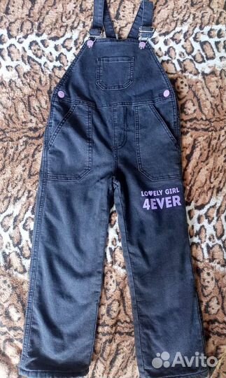 Джинсовый комбинезон