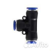 Фитинг тройник пластиковый 12мм белак