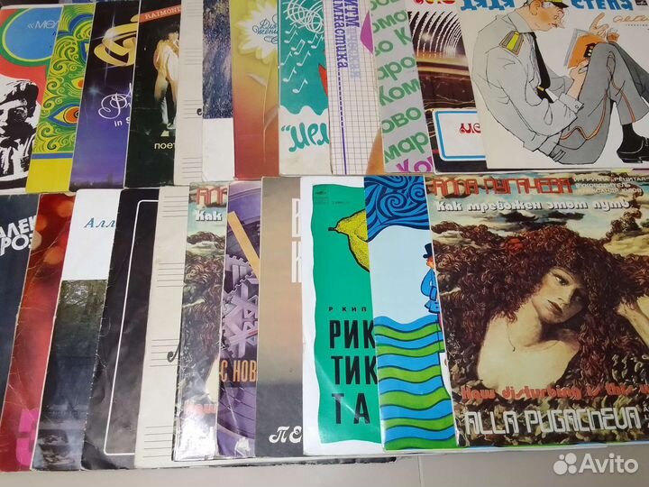 Виниловые грампластинки СССР 190 штук