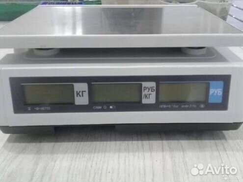 Весы CAS ER JR 15 CB Без стойки RS232 Com порт