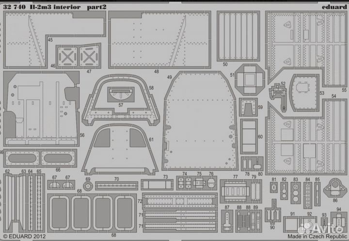 1/32 Ил-2 интерьер Eduard