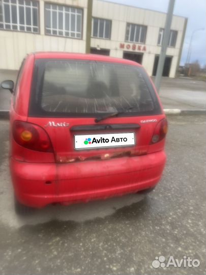 Daewoo Matiz 0.8 МТ, 2007, битый, 250 000 км