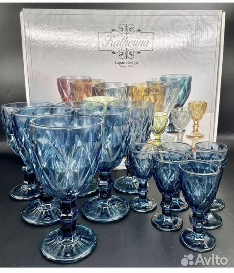 Стаканы с рюмками