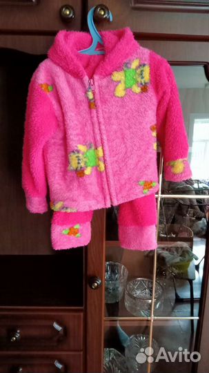 Теплый костюм на девочку 92-104