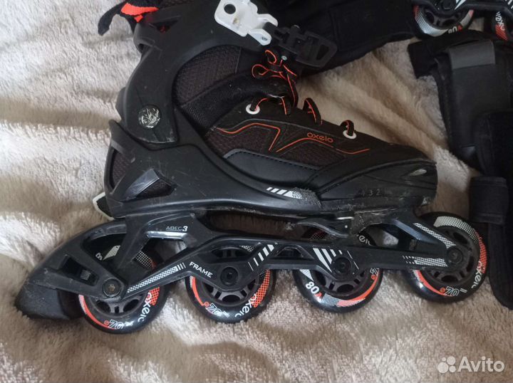 Роликовые коньки детские раздвижные 36-38