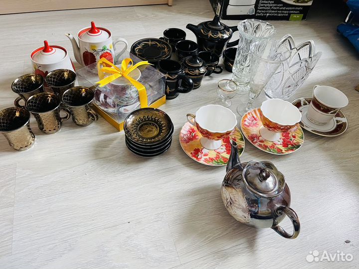 Посуда времен СССР (хрусталь, керамика,стекло)