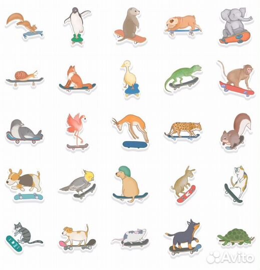 Набор наклейки стикеры для творчества