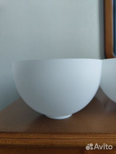 Плафоны, молочное текло, 5 штук