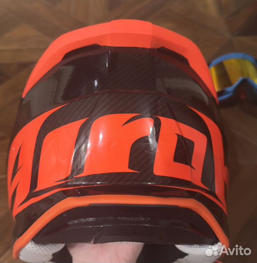 Кроссовый шлем Airoh Strycker Crack Gloss