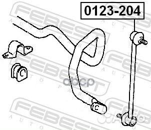 Тяга стабилизатора передняя (toyota RAV4 ACA2#