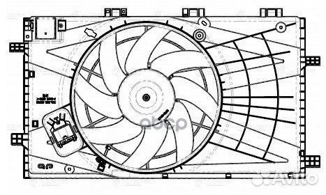 Э/вентилятор охл. для а/м Opel Insignia (08)
