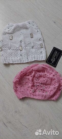 Летние шапочки на девочку