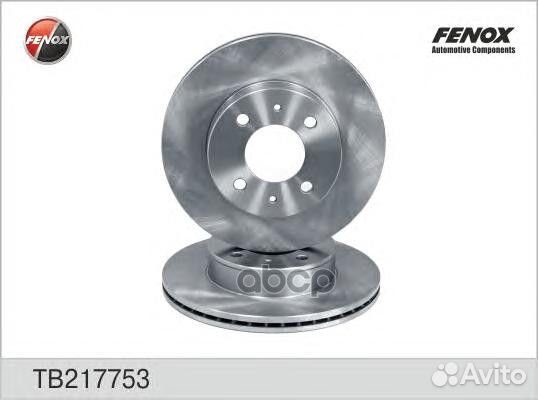 Диск торм.вен.пер.Hyundai tb217753 fenox
