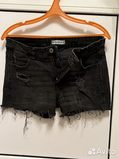 Джинсовые шорты pull bear