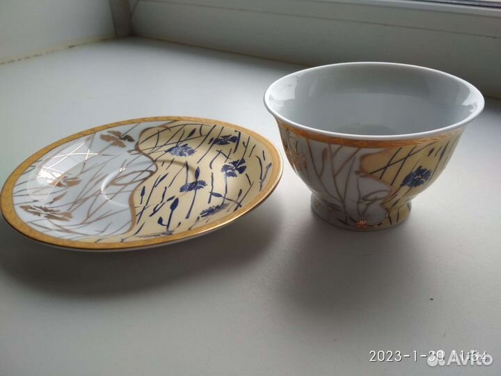 Чашка с блюдцем лфз