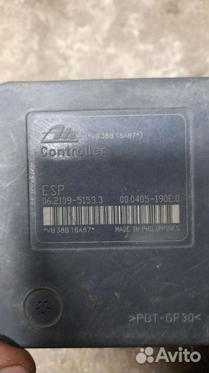 Блок abs мазда 3 bk 6n61-2c405-gb